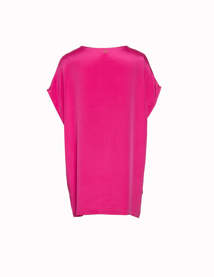 Cady Silk Top in Pink